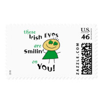 Irish Eyes are Smiling Gifts postage