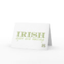 Irish Eyes Are Smiling Good Luck Greeting Card