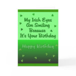 Irish Eyes Birthday cards