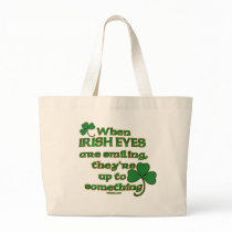 Irish Eyes Joke Tote Bags bags