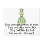 Irish Fairy Girl 1 - Irish Quote postcards
