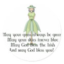 Irish Fairy Girl 1 - Irish Quote stickers by mrssocolov Irish Fairy Girl 1 - Irish Quote stickers