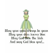 Irish Fairy Girl 1 - Irish Quote t-shirts