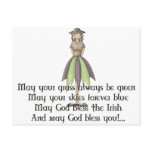 Irish Fairy Girl 2 - Irish Quote postcards