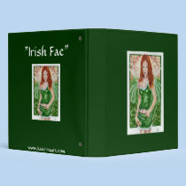 Irish Fairy Shamrock Binder