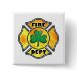 Irish Fire Dept Button