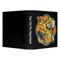 Irish Firefighter 3 Ring Binder