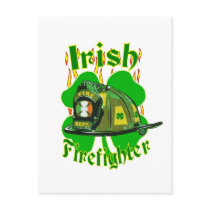 Irish firefighter postcards