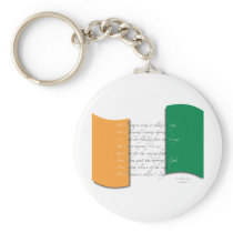 Irish flag/Anthem Keychains