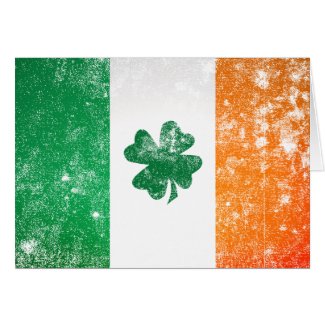 Irish Flag card