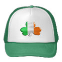 Irish Flag Clover Trucker Hats