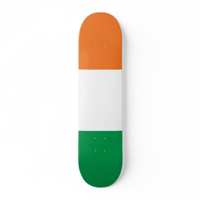 Irish Flag Deck Skateboard Deck by HarvardYard