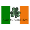 Irish Flag - Happy St. Patrick's Day Print