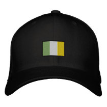 Irish Flag Hat embroidered hats by silly_strings Irish Flag Hat embroidered hats
