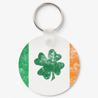 Irish Flag keychain