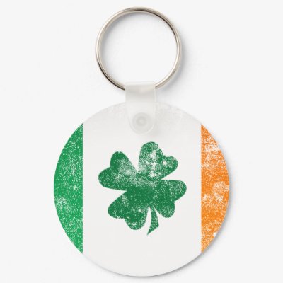Irish Flag Key Chain by Surrealism