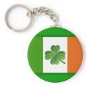 Irish flag keychain