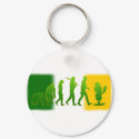 Irish flag Leprechaun evolution gear keychains by IrishT Irish flag Leprechaun evolution gear keychains