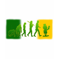Irish flag Leprechaun evolution gear t-shirts