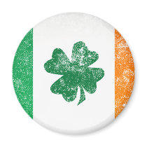 Irish Flag Refrigerator Magnet
