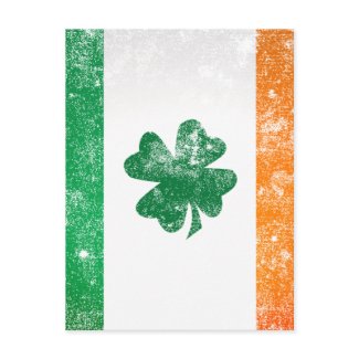 Irish Flag postcard