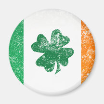 Irish Flag Refrigerator Magnet