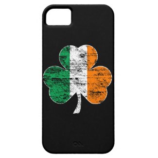 Irish Flag Shamrock (distressed) iPhone 5 Case