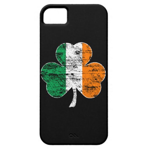 Irish Flag Shamrock (distressed) iPhone 5 Case Zazzle
