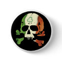 Irish flag skull buttons by ouroboroso Irish flag skull buttons