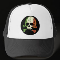 Irish flag skull hats by ouroboroso Irish flag skull hats
