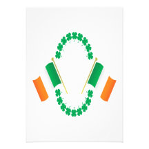 Irish Flags Personalized Invite