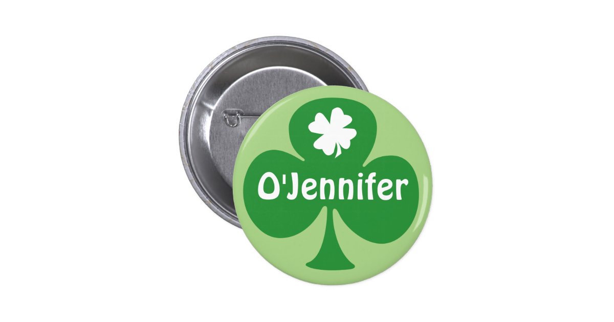Irish For A Day St. Patrick's Day Party Name Tags Button Zazzle