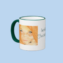 Irish freckles girl Mug mugs