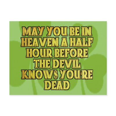 Irish Gifts Post Cards by IrishBlessings