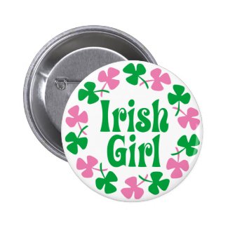 Irish Girl Button