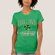 Irish Girl: Drinking Buddy Tee Shirts