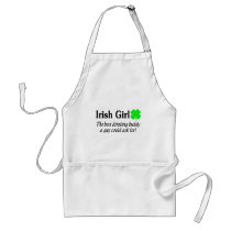 Irish Girl The Best Drinking Buddy A Guy Could Aprons