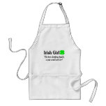 Irish Girl The Best Drinking Buddy A Guy Could aprons