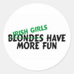 Irish Girls Have More Fun Stickers