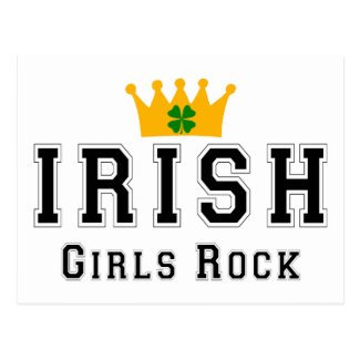 Irish Girls Rock Postcards