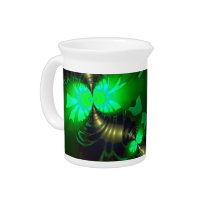 Irish Goblin – Emerald and Gold Ribbons pitchers