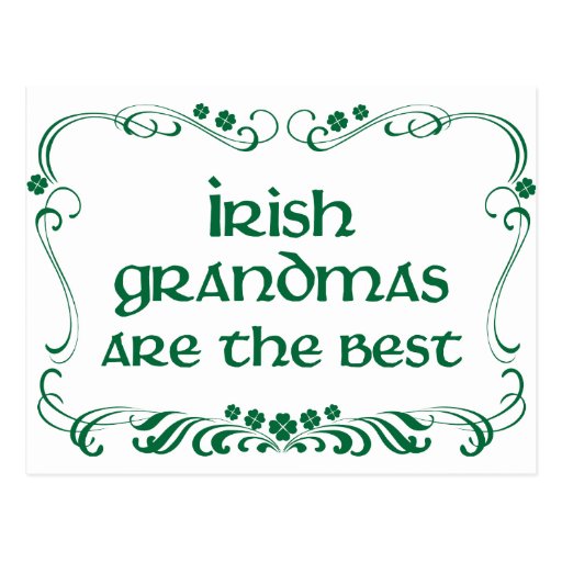 Irish Grandma T-shirt Postcard
