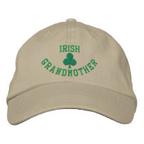 Irish Grandmother Embroidered Hat embroidered hats