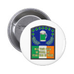 Irish Green Beer Toast Buttons