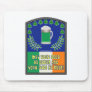 Irish Green Beer Toast Mousepad