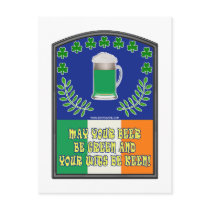 Irish Green Beer Toast