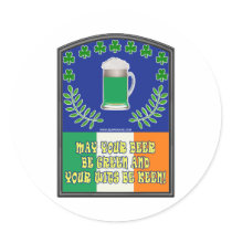 Irish Green Beer Toast
