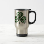 Irish Green Shamrock Skulls Mugs