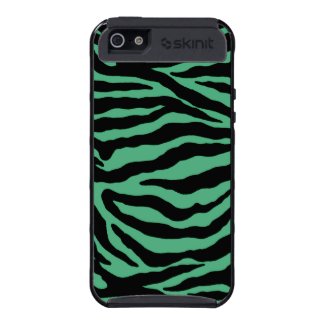 Irish Green Tiger Striped iPhone Case