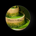 Irish Green Wedding Cake decoration